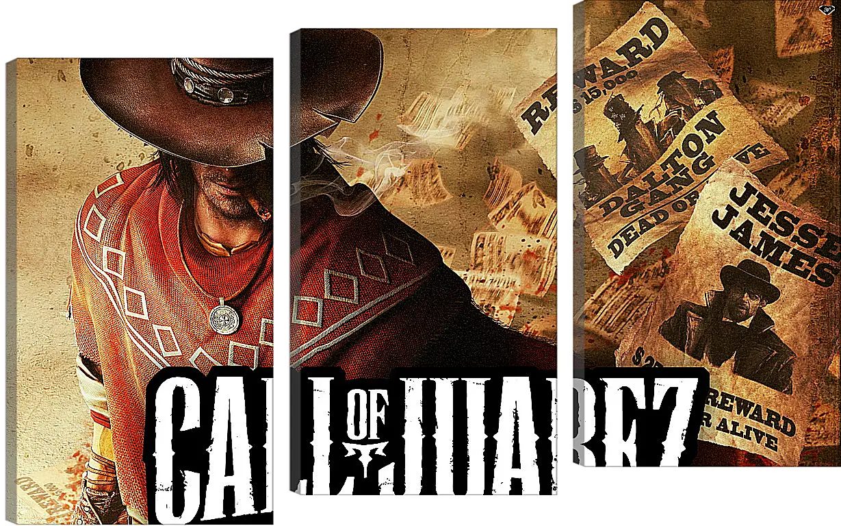 Модульная картина - Call Of Juarez: Gunslinger
