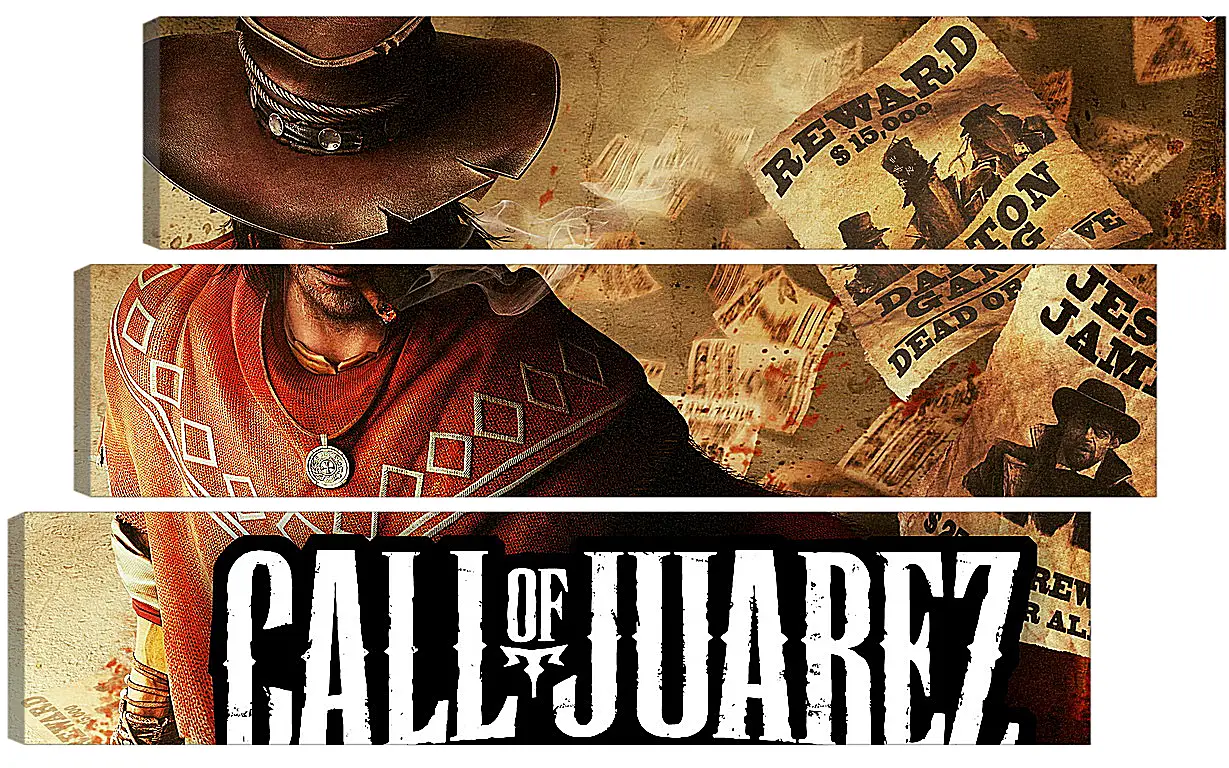 Модульная картина - Call Of Juarez: Gunslinger
