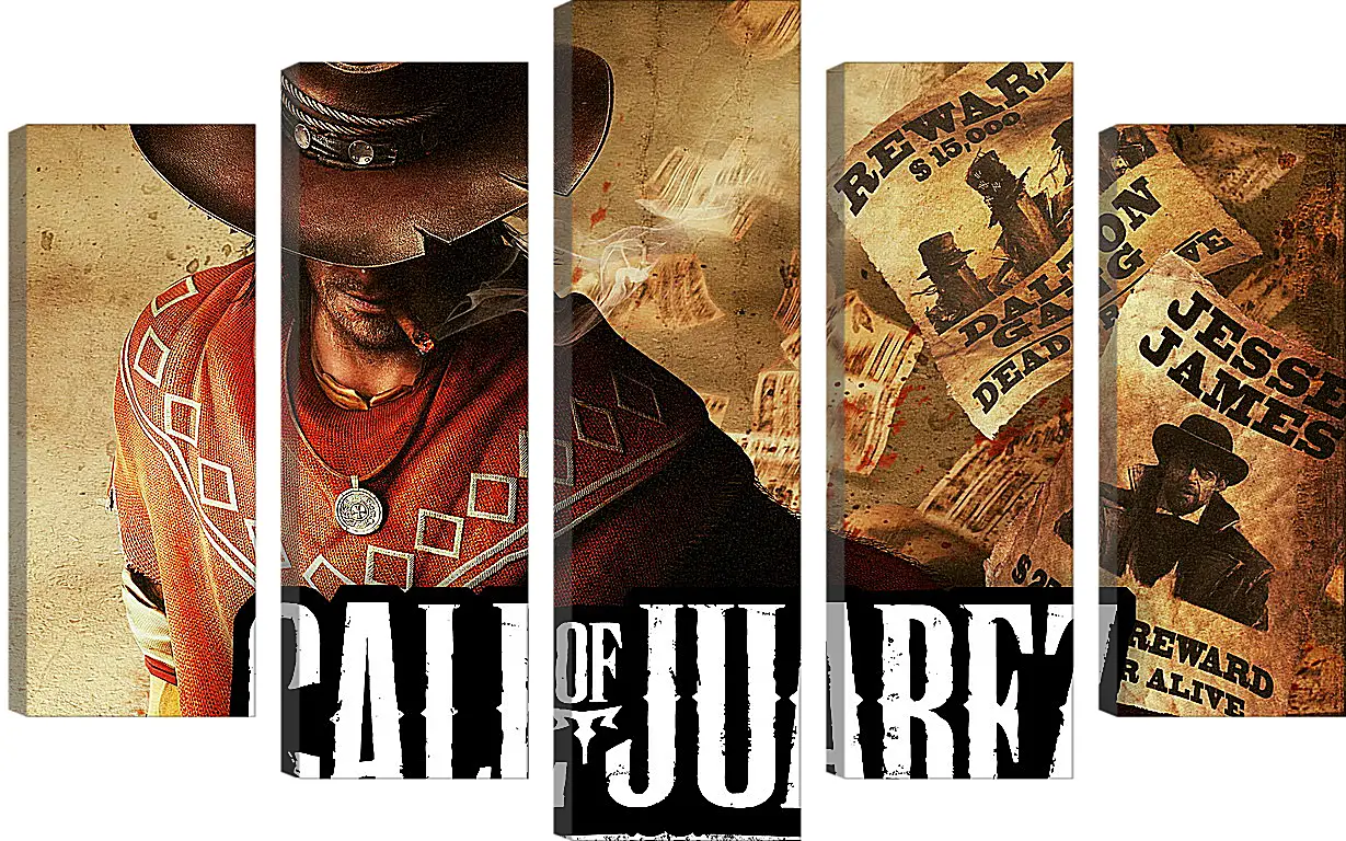 Модульная картина - Call Of Juarez: Gunslinger
