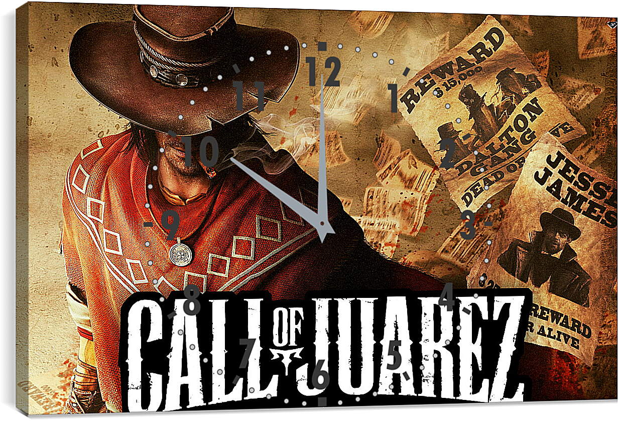 Часы картина - Call Of Juarez: Gunslinger
