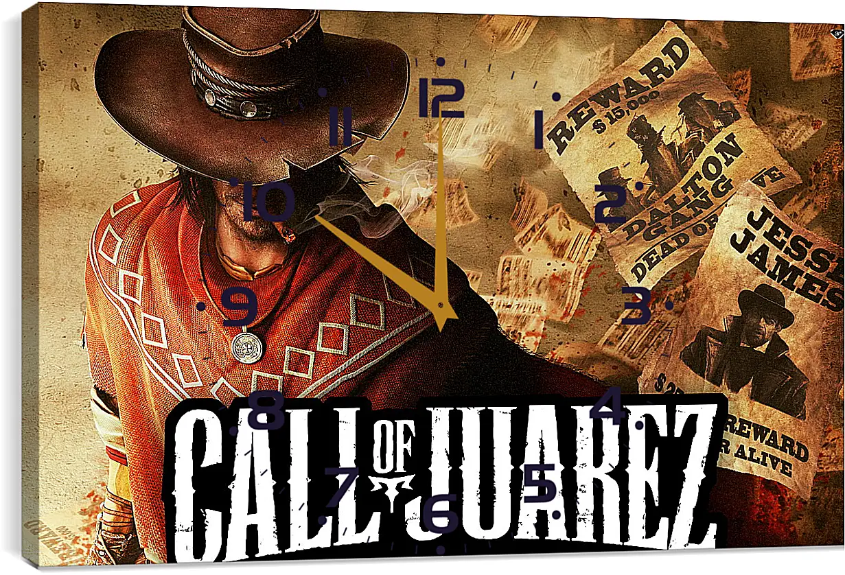 Часы картина - Call Of Juarez: Gunslinger
