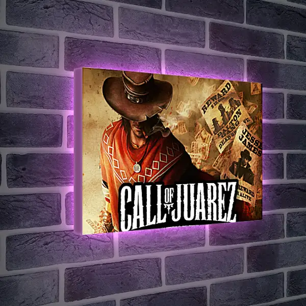 Лайтбокс световая панель - Call Of Juarez: Gunslinger
