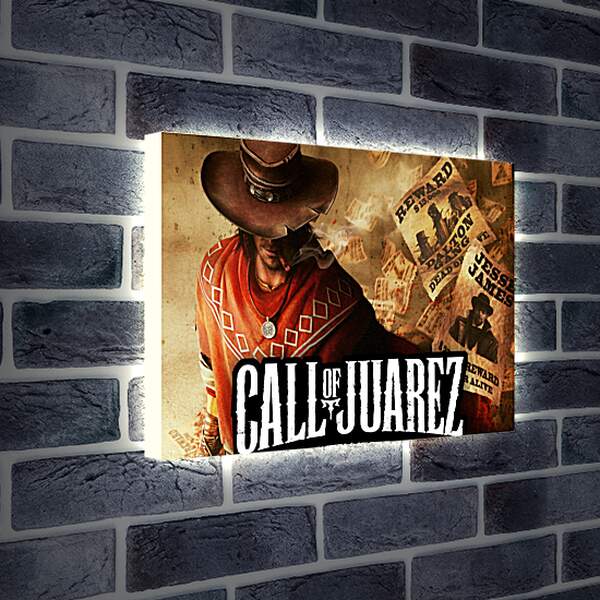 Лайтбокс световая панель - Call Of Juarez: Gunslinger
