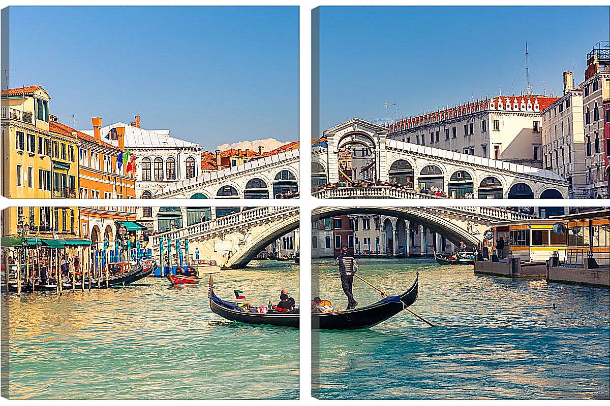 Модульная картина - Гондола. Венеция. Италия