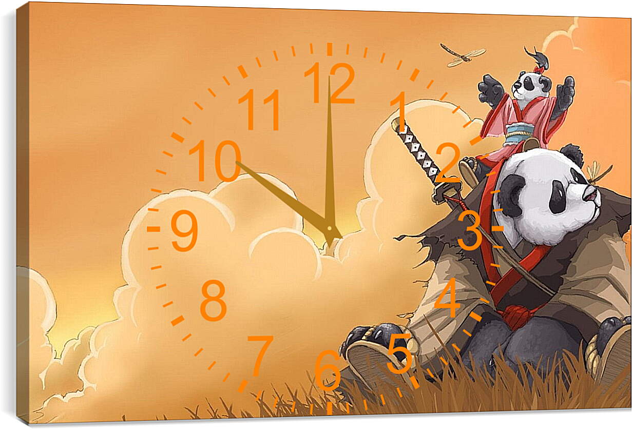 Часы картина - World Of Warcraft: Mists Of Pandaria
