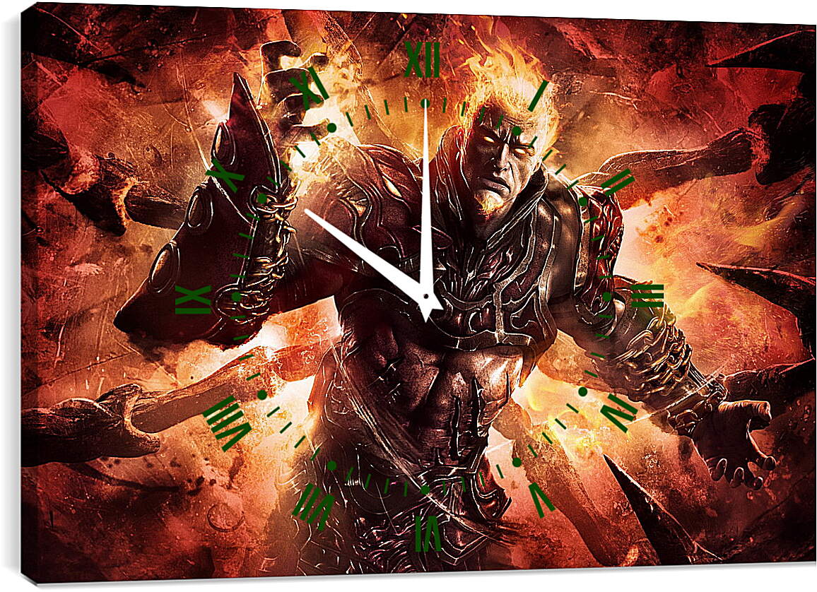 Часы картина - God Of War: Ascension Ares 
