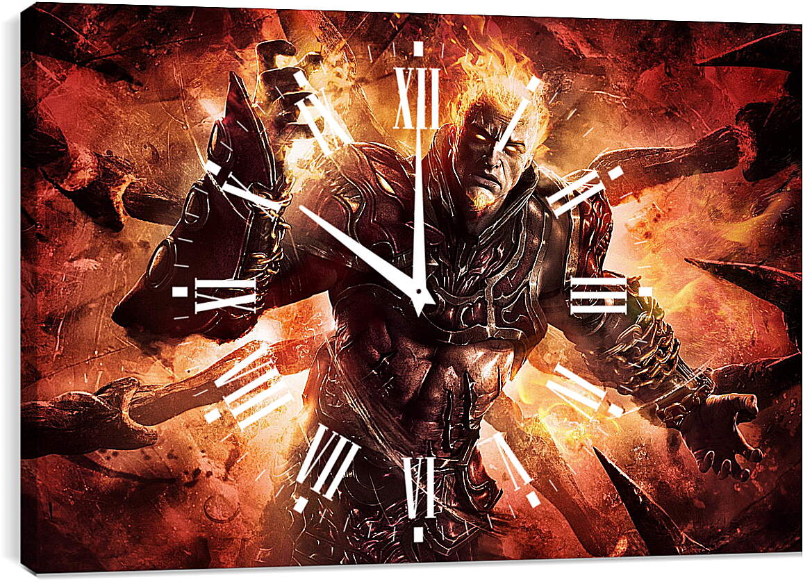 Часы картина - God Of War: Ascension Ares 
