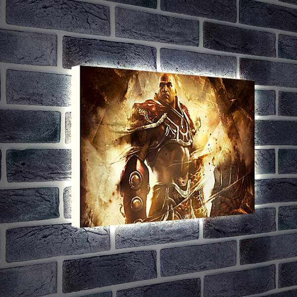 Лайтбокс световая панель - God Of War: Ascension
