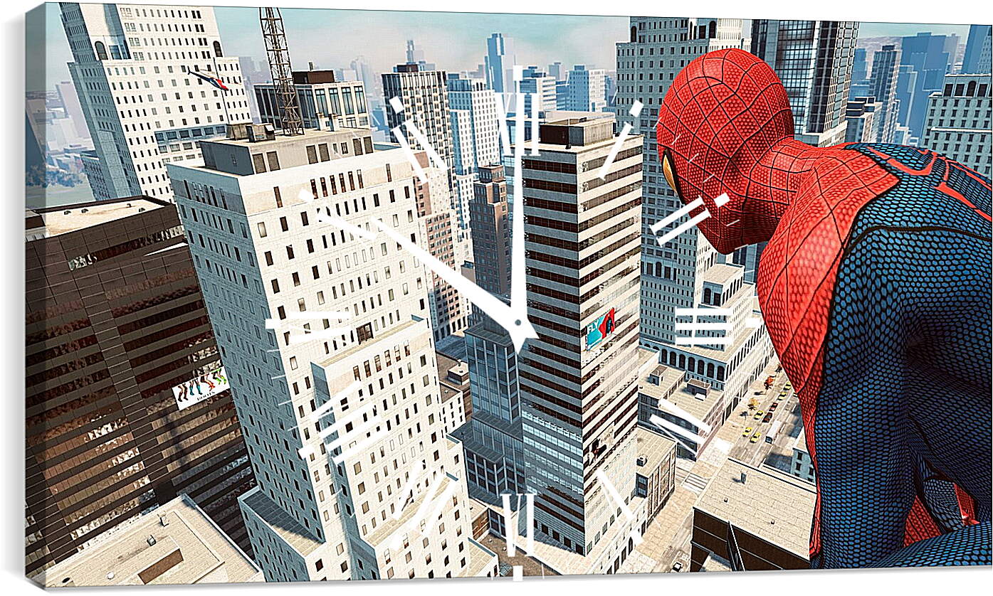Часы картина - The Amazing Spider-man
