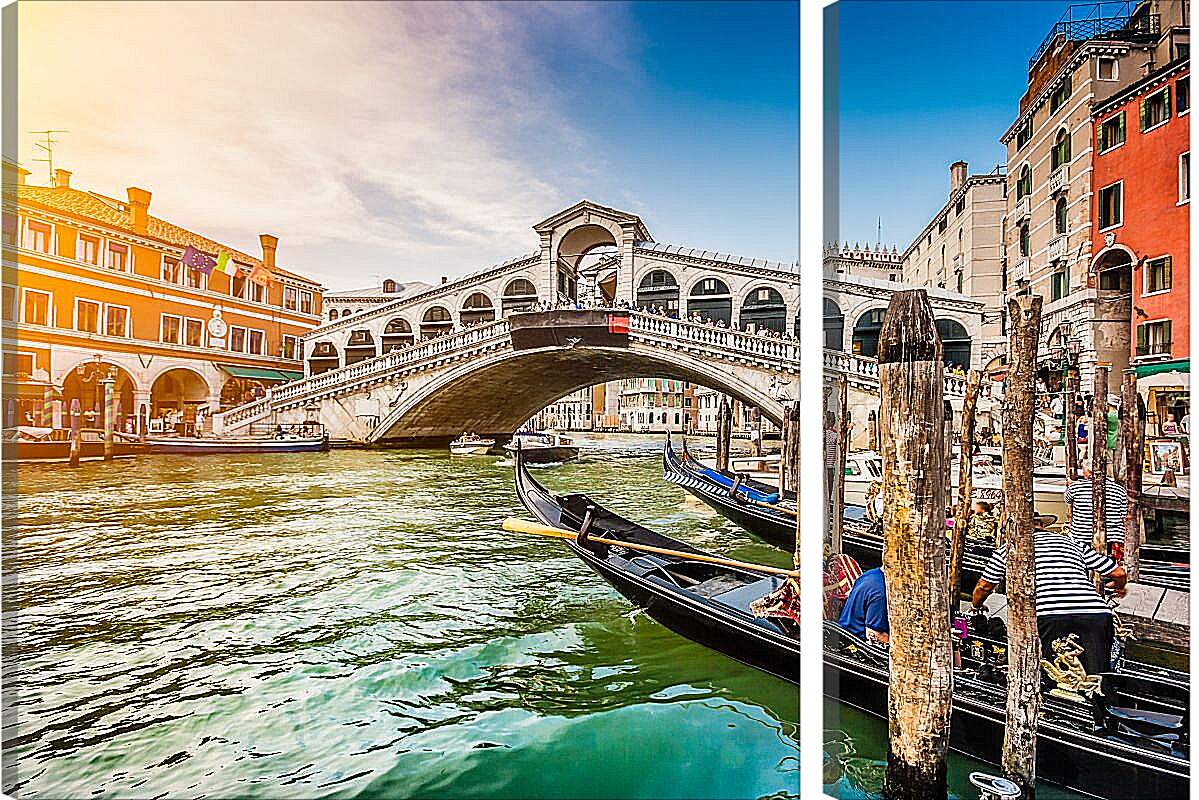 Модульная картина - Канал. Венеция