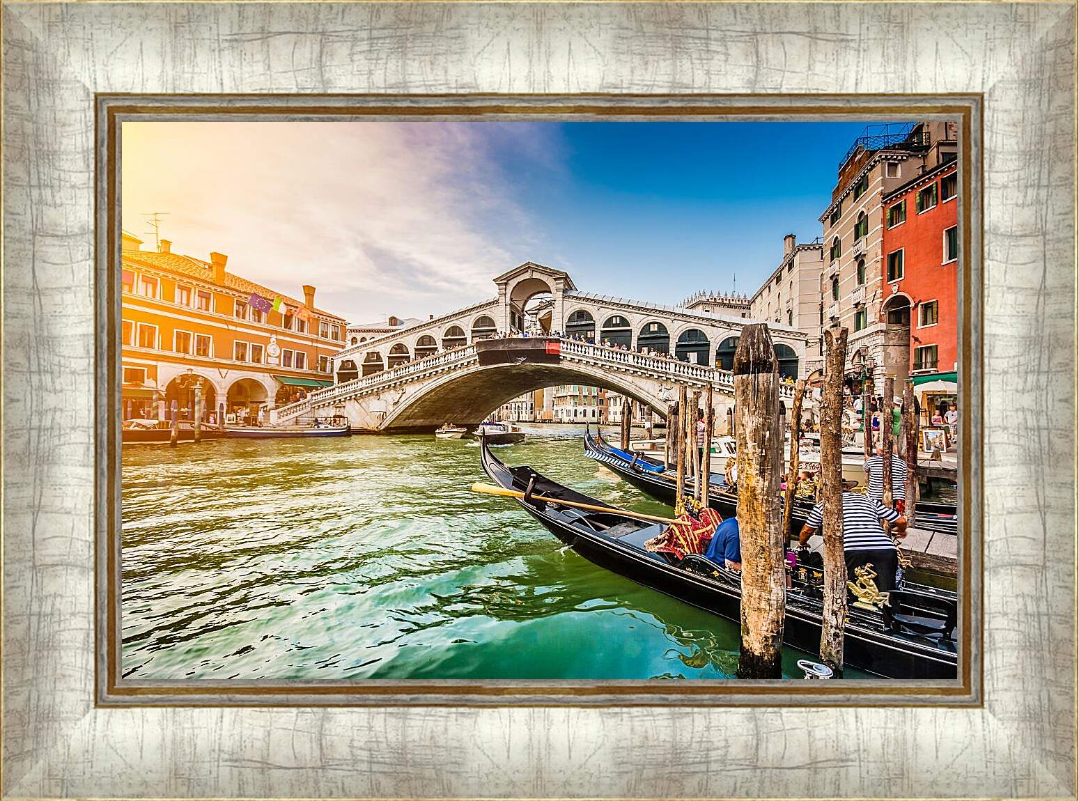 Картина в раме - Канал. Венеция
