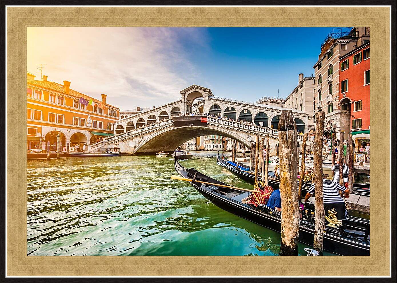 Картина в раме - Канал. Венеция