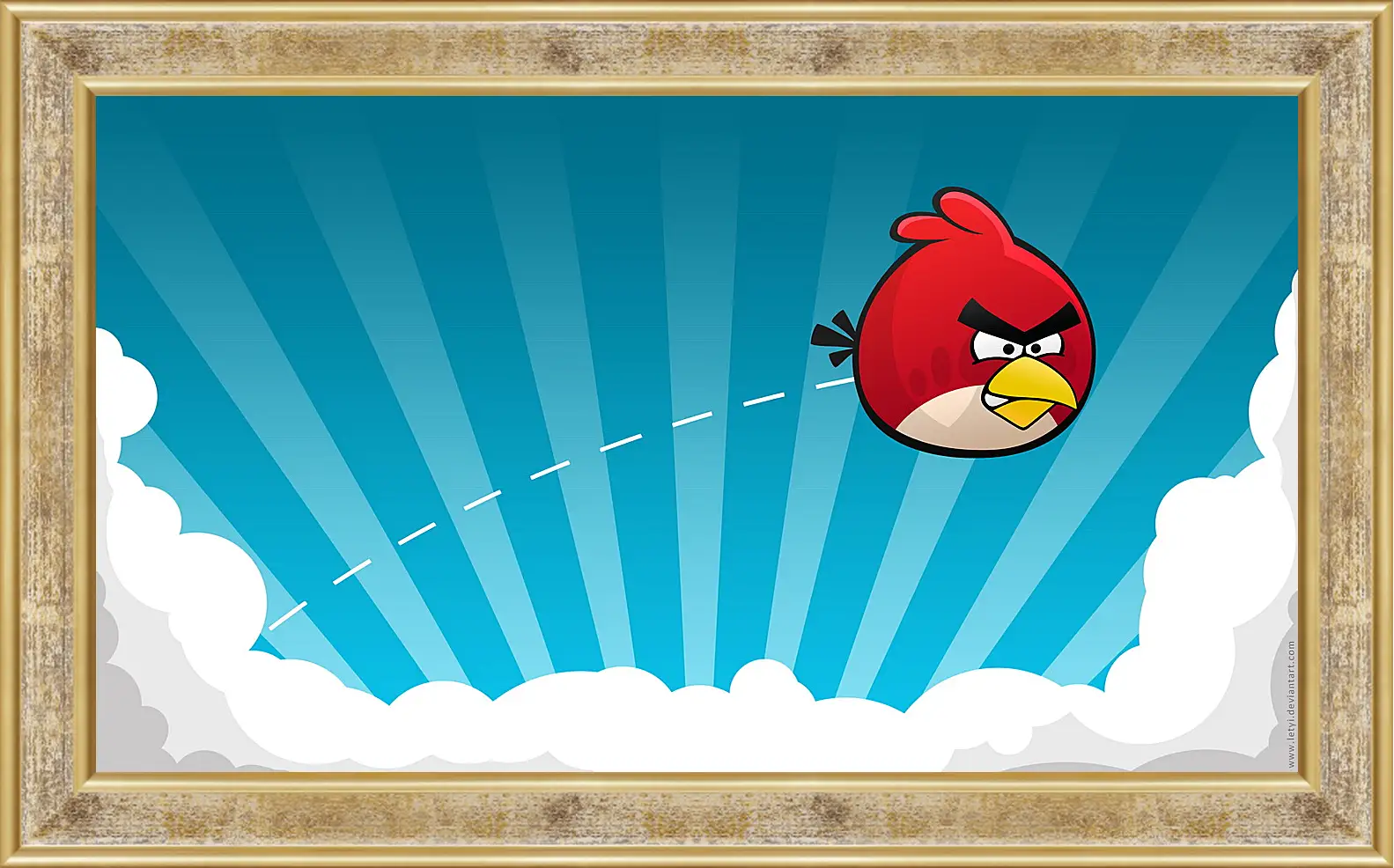 Картина в раме - Angry Birds
