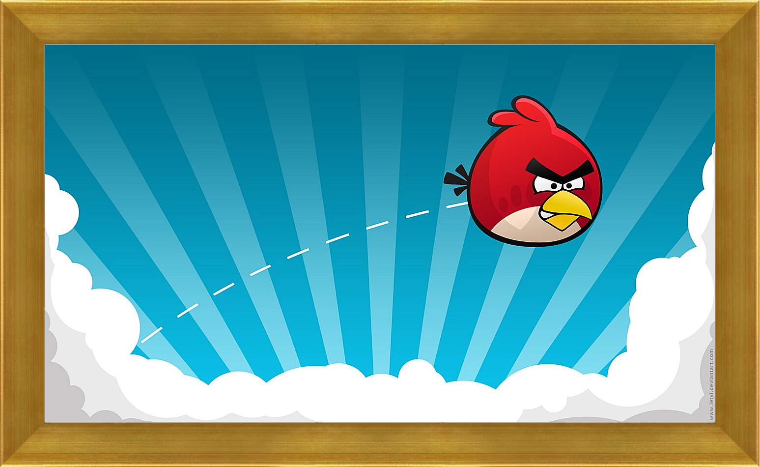Картина в раме - Angry Birds
