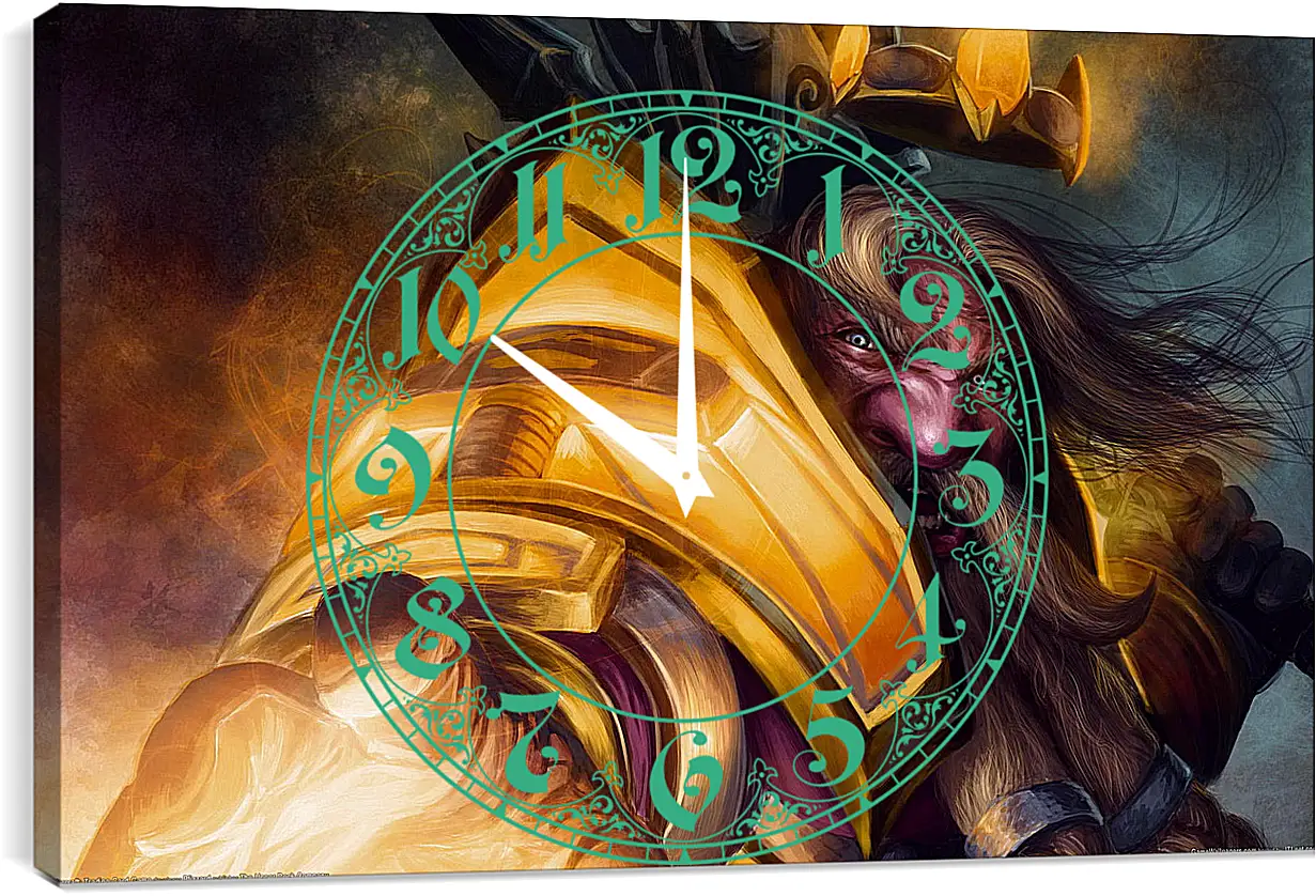 Часы картина - World Of Warcraft: Trading Card Game