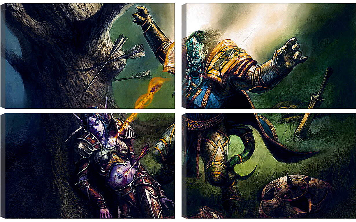Модульная картина - World Of Warcraft: Trading Card Game