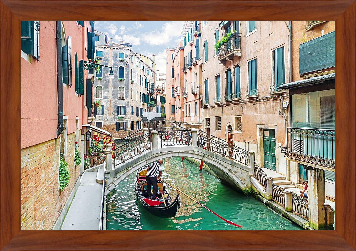 Картина в раме - Канал . Венеция. Италия