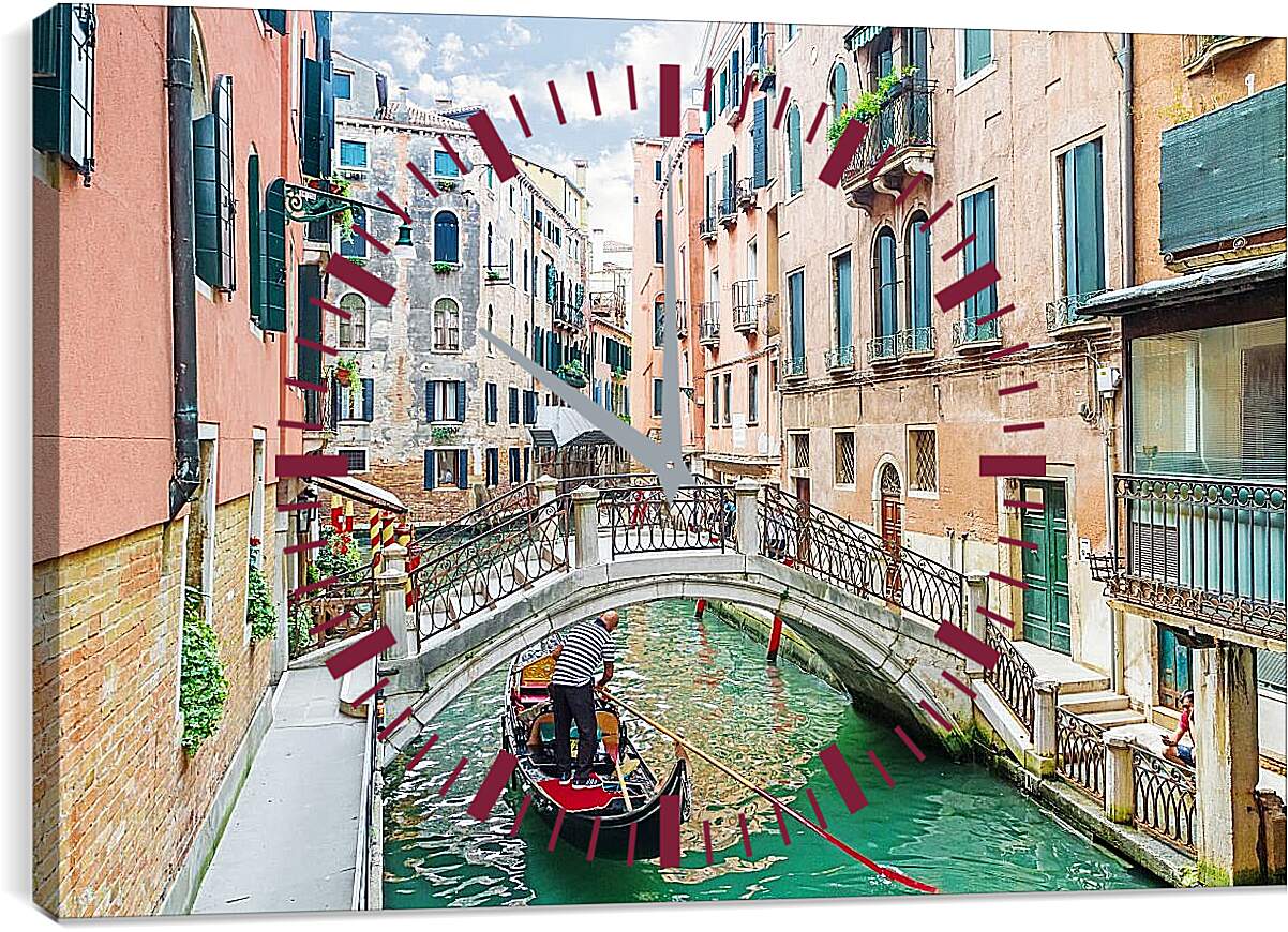 Часы картина - Канал . Венеция. Италия