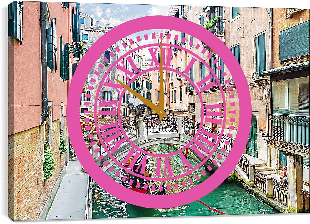 Часы картина - Канал . Венеция. Италия