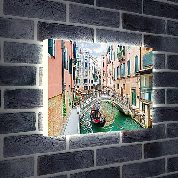 Лайтбокс световая панель - Канал . Венеция. Италия