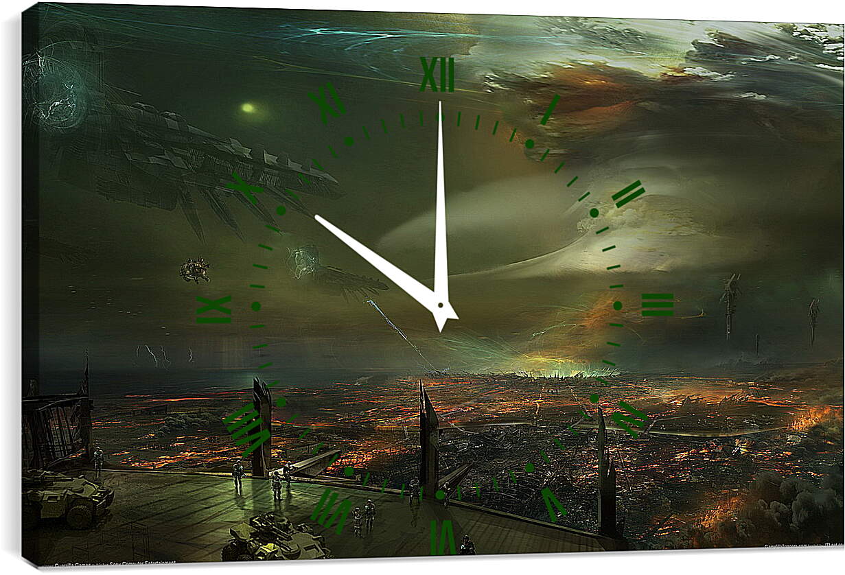 Часы картина - Killzone 3
