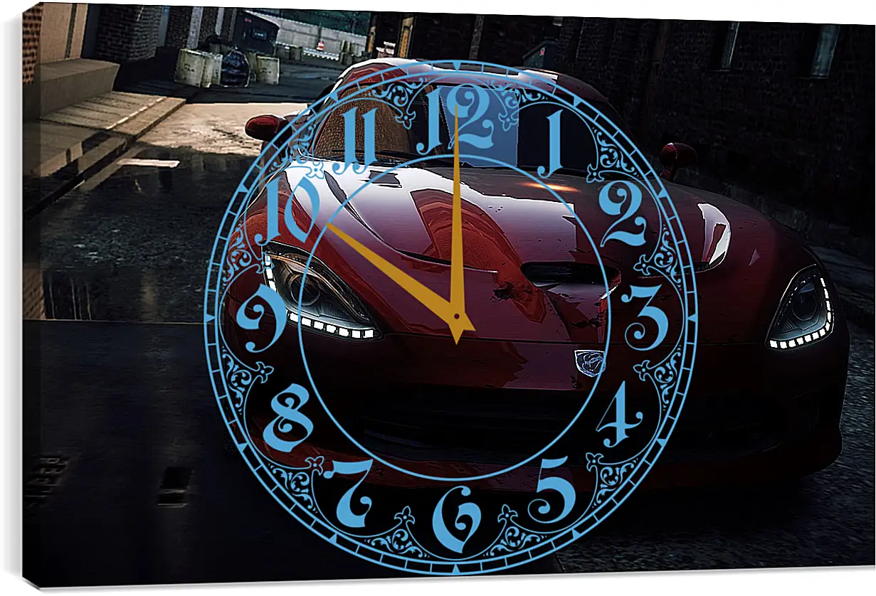 Часы картина - Need For Speed: Most Wanted
