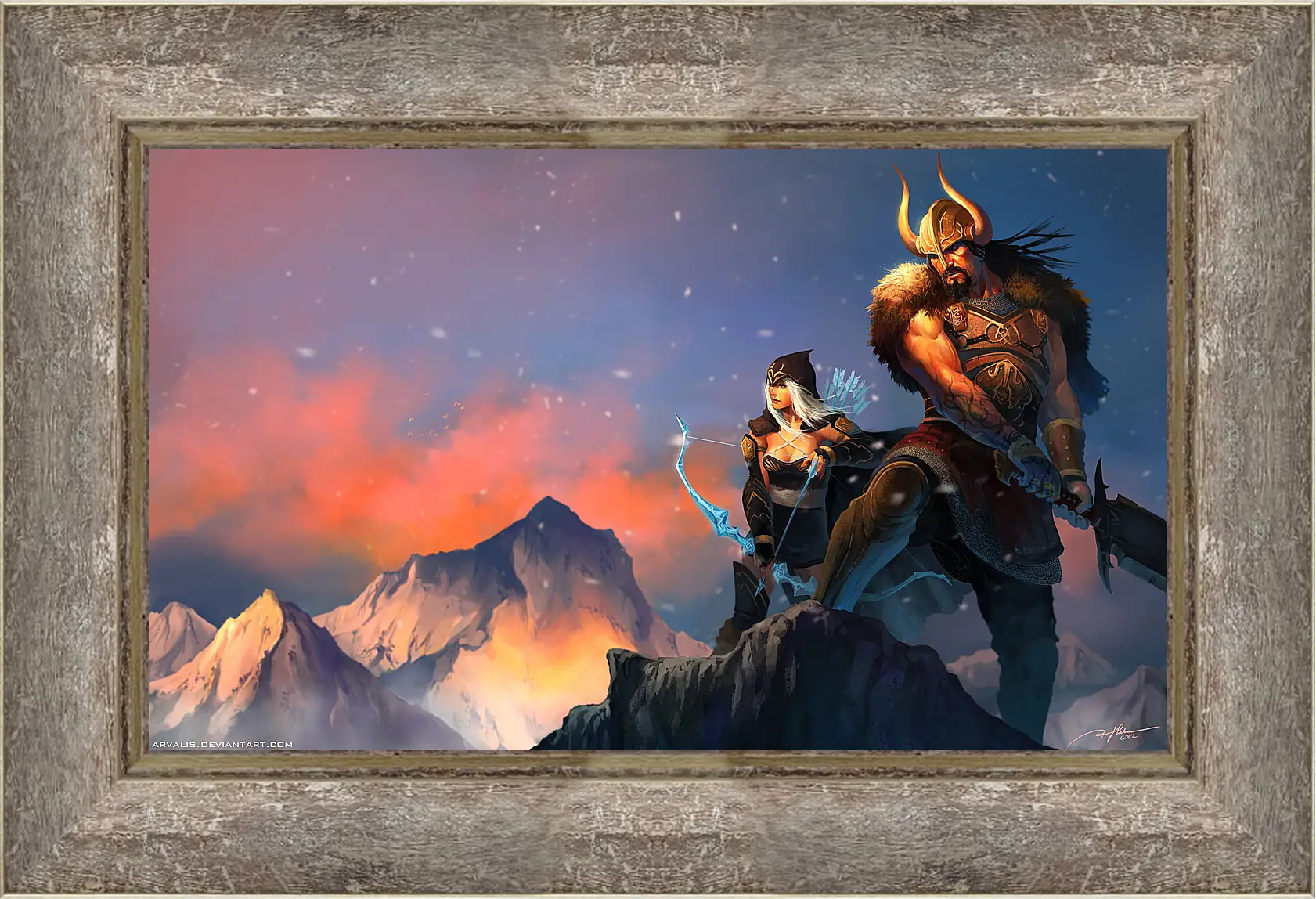 Картина в раме - League Of Legends
