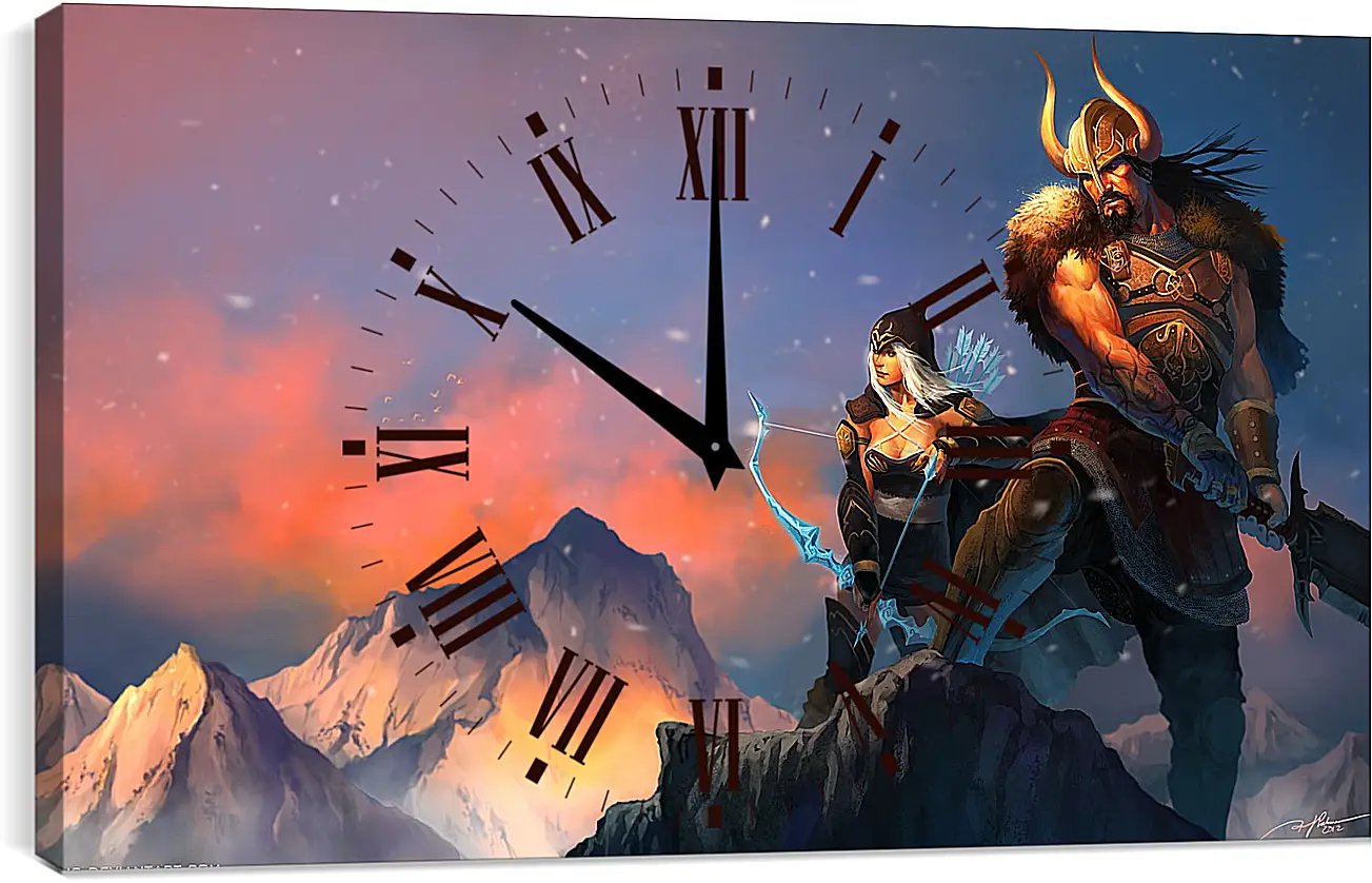 Часы картина - League Of Legends
