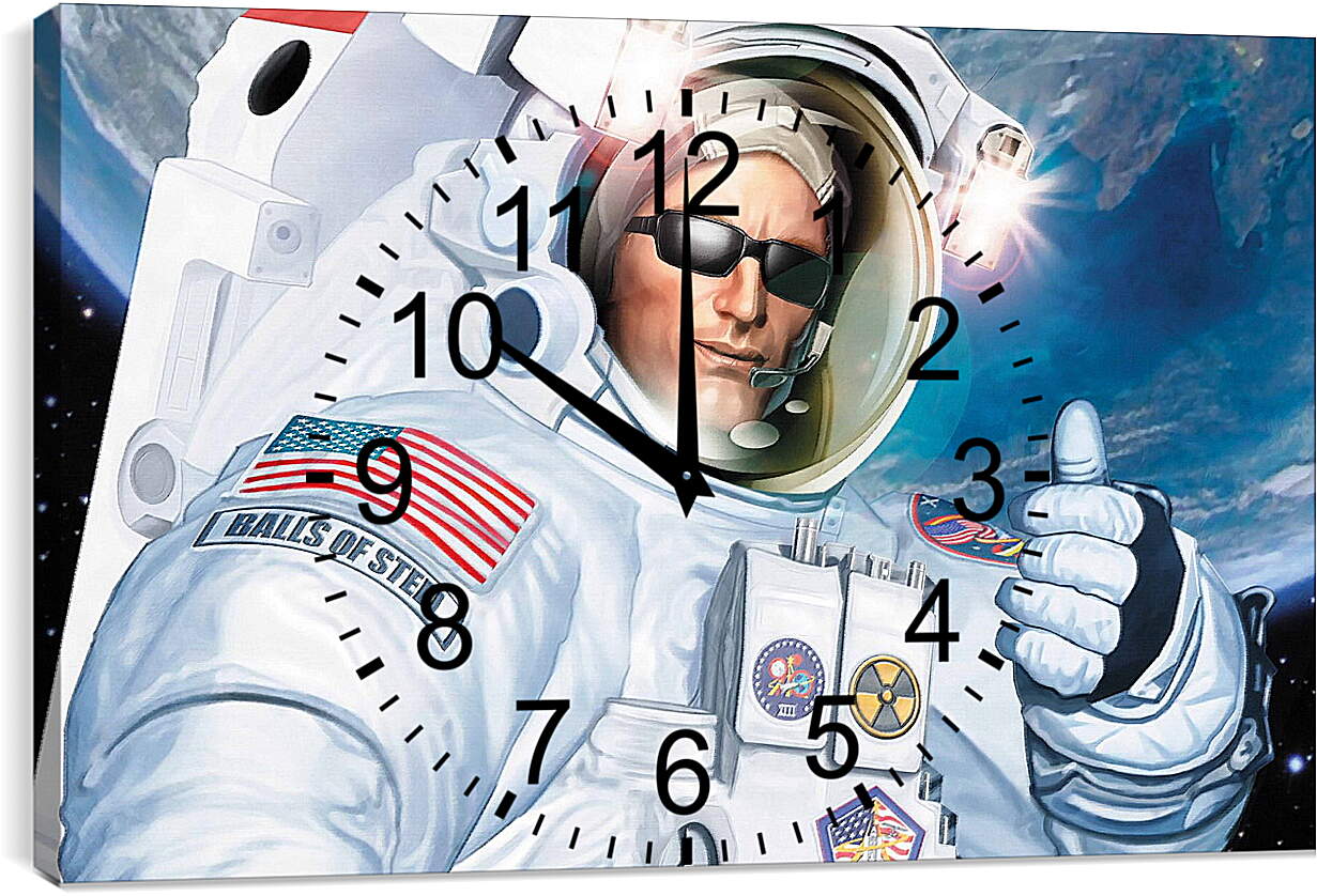 Часы картина - Duke Nukem
