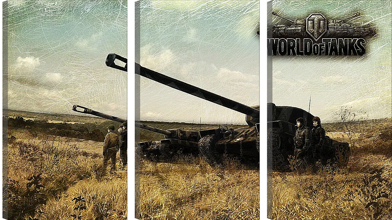 Модульная картина - World Of Tanks