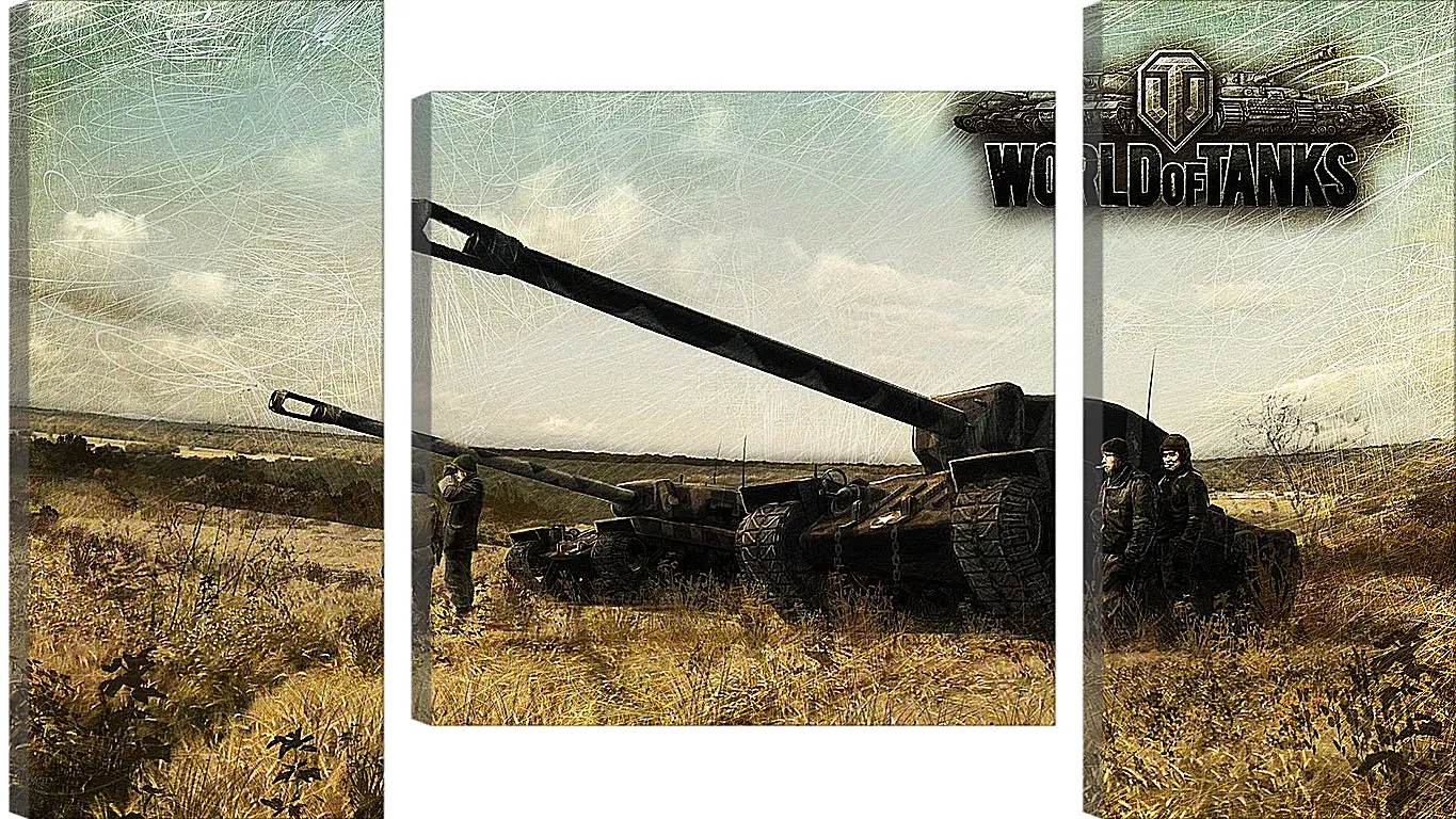 Модульная картина - World Of Tanks