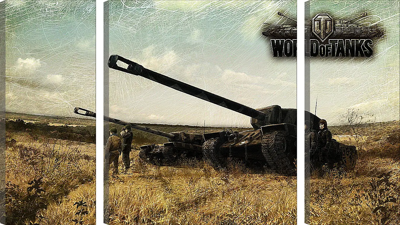 Модульная картина - World Of Tanks