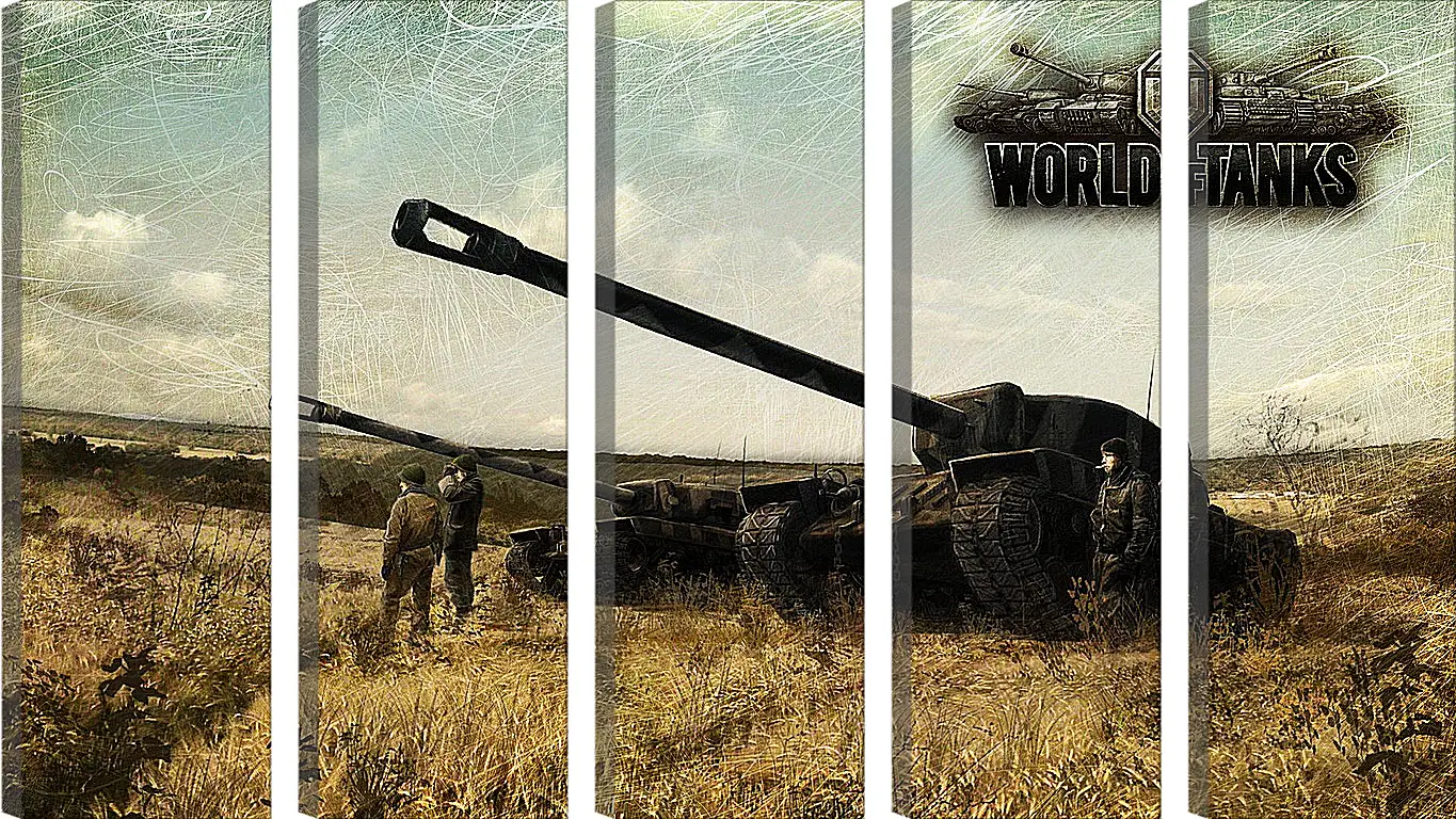 Модульная картина - World Of Tanks