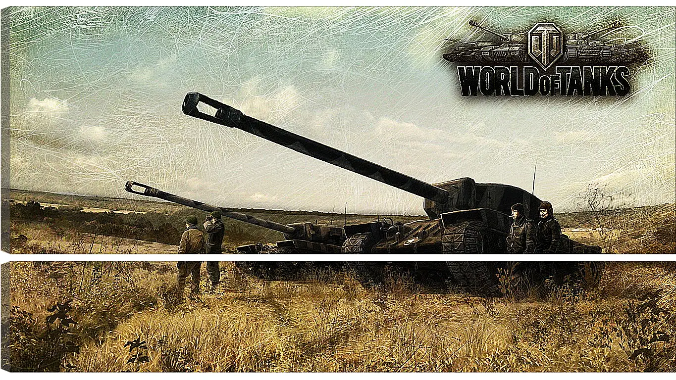 Модульная картина - World Of Tanks