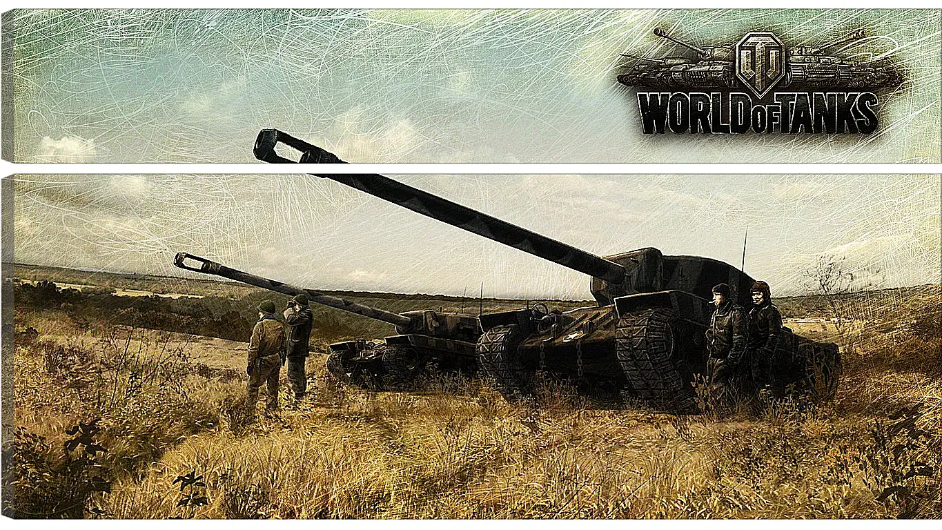 Модульная картина - World Of Tanks