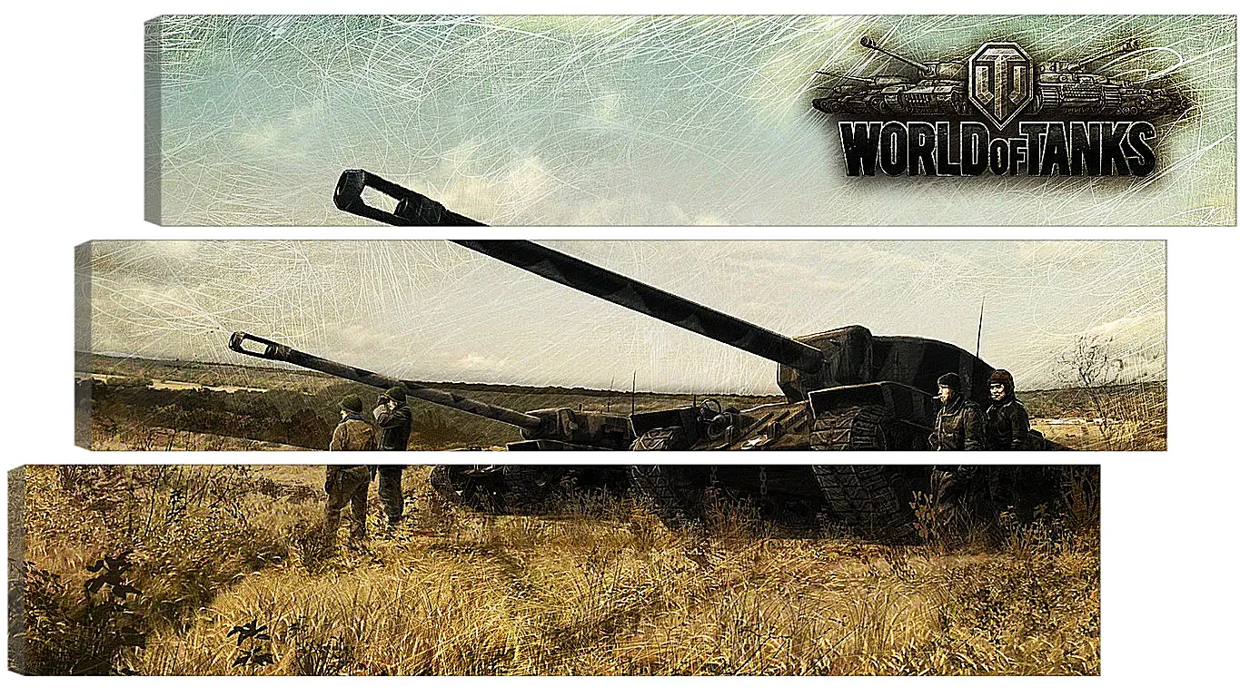 Модульная картина - World Of Tanks