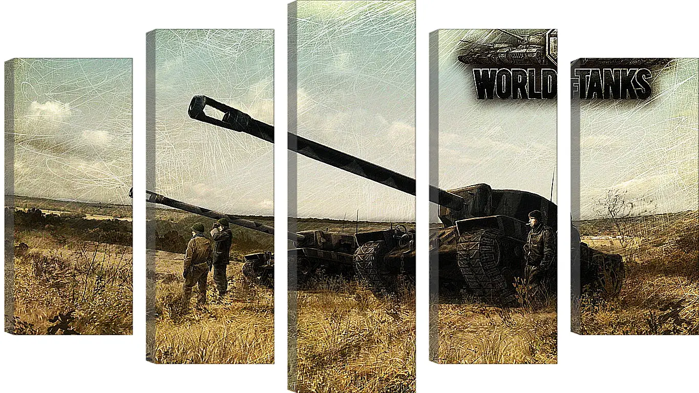 Модульная картина - World Of Tanks