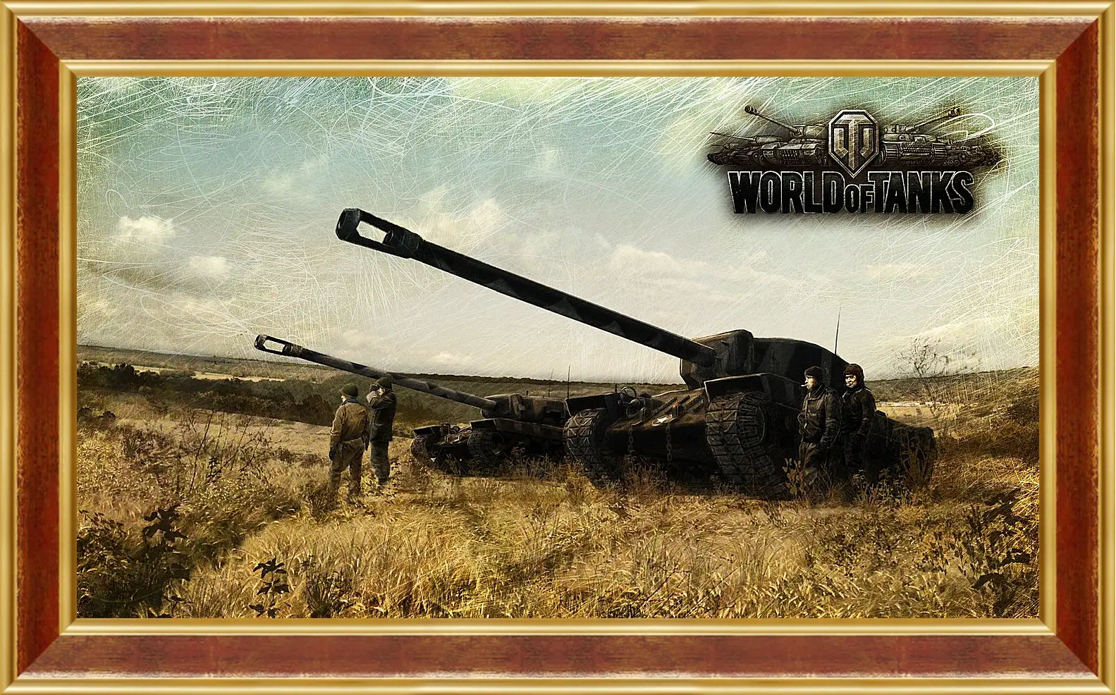 Картина в раме - World Of Tanks