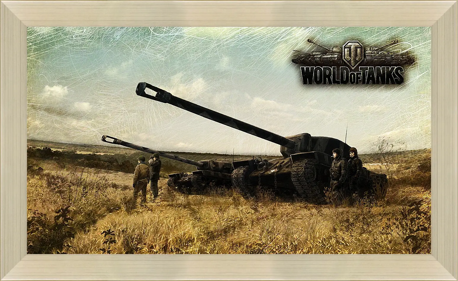 Картина в раме - World Of Tanks