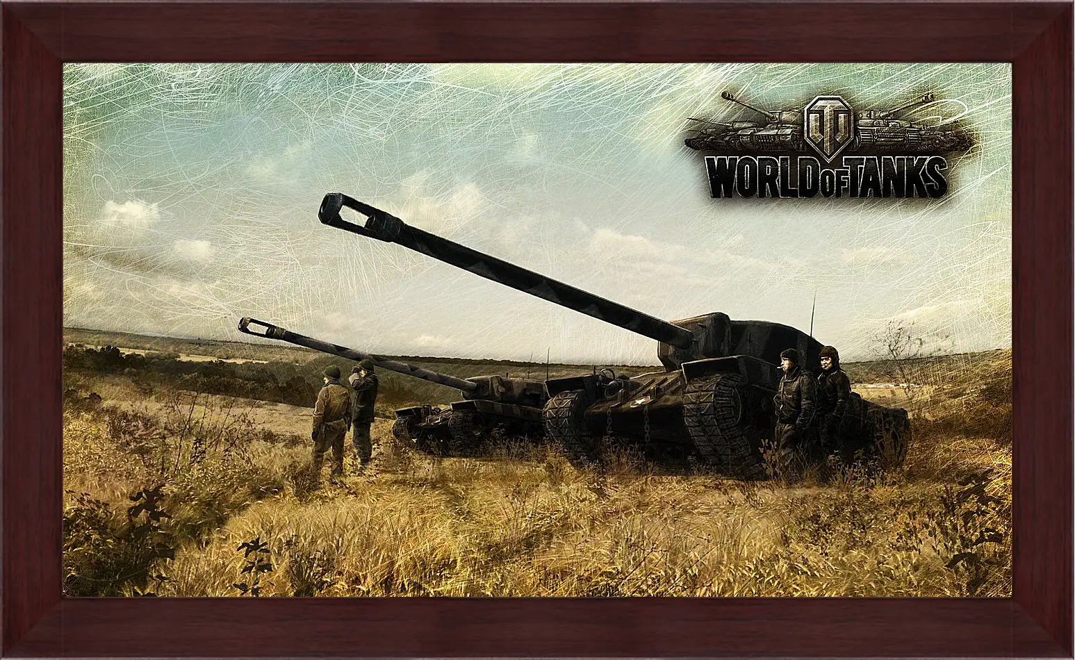 Картина в раме - World Of Tanks