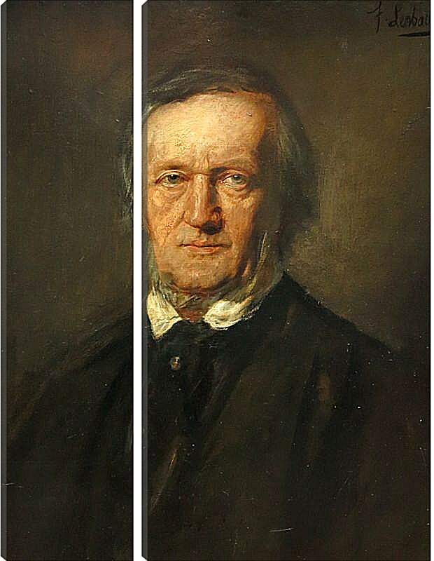 Модульная картина - Портрет Рихарда Вагнера. Пьер Огюст Ренуар