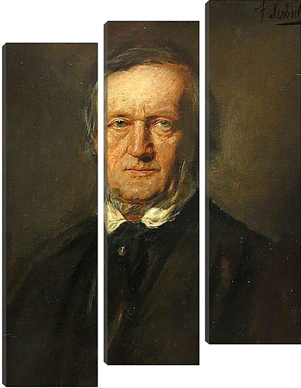 Модульная картина - Портрет Рихарда Вагнера. Пьер Огюст Ренуар