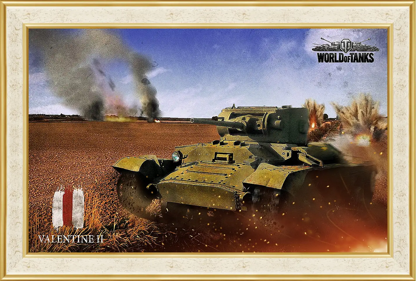 Картина в раме - World Of Tanks