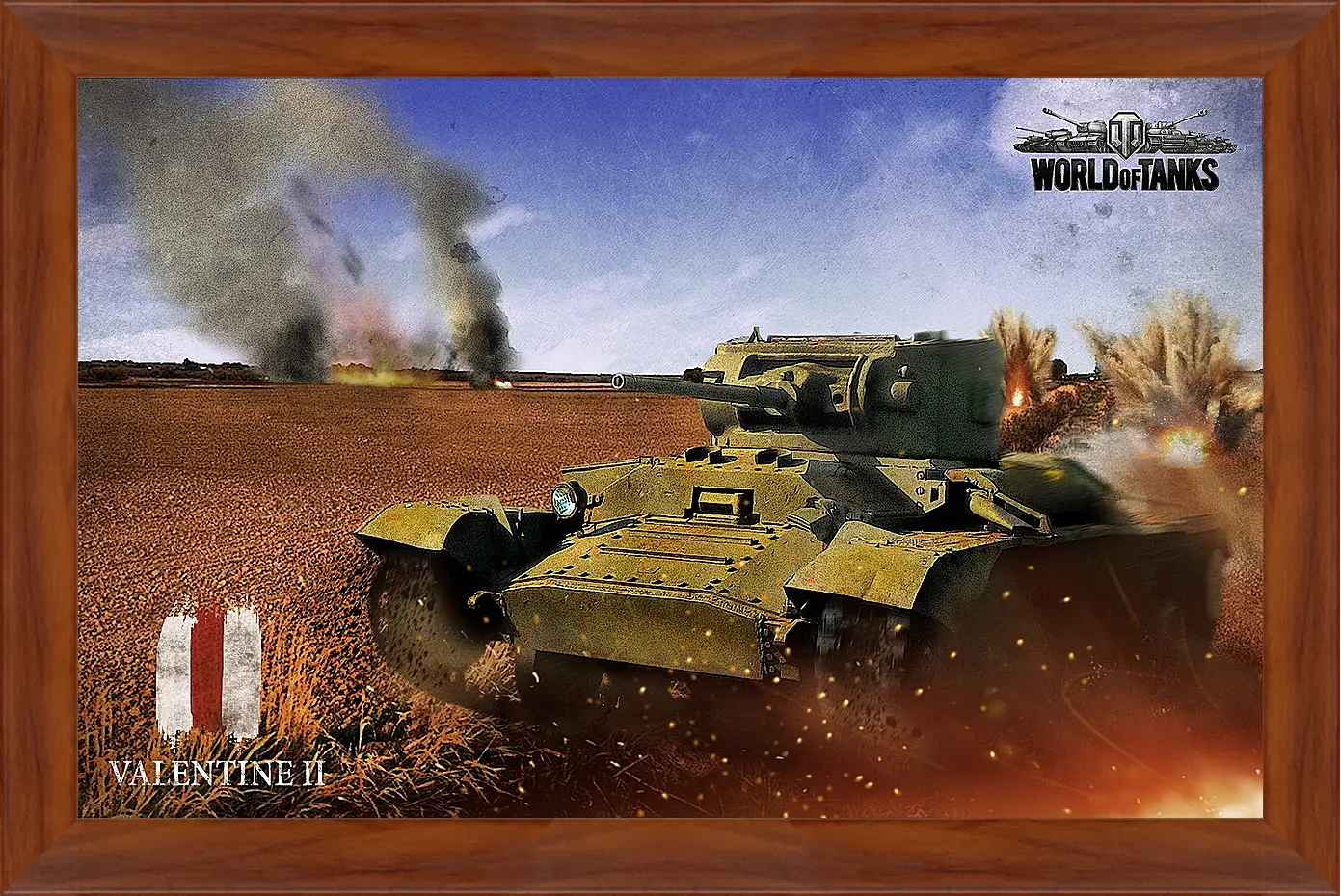 Картина в раме - World Of Tanks