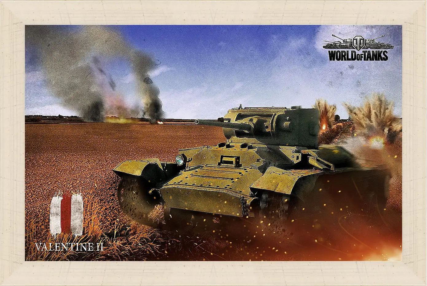 Картина в раме - World Of Tanks