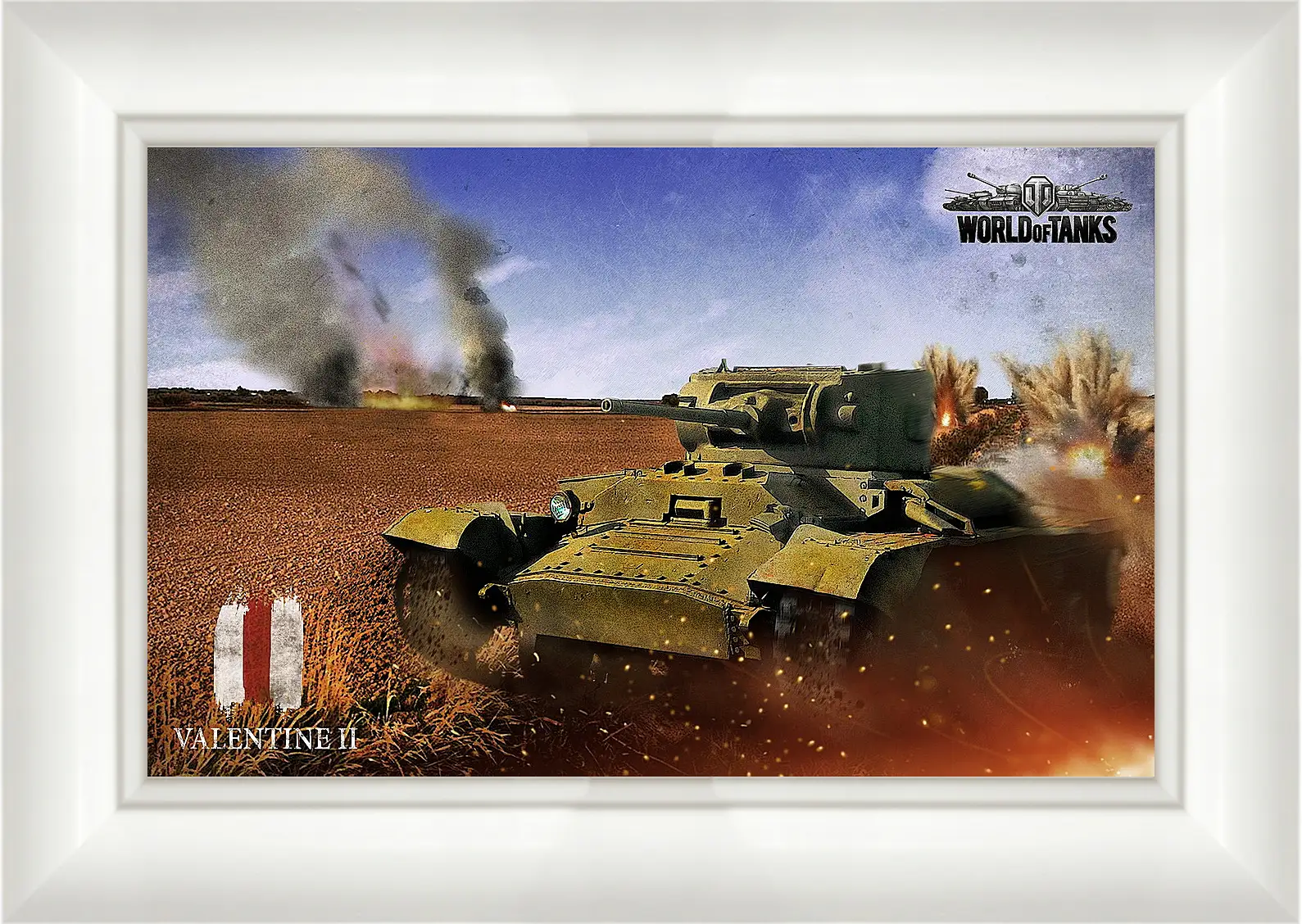 Картина в раме - World Of Tanks