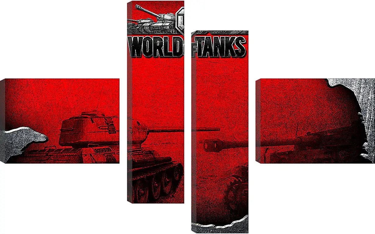 Модульная картина - World Of Tanks