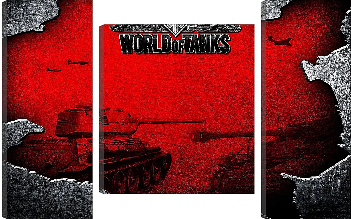 Модульная картина - World Of Tanks