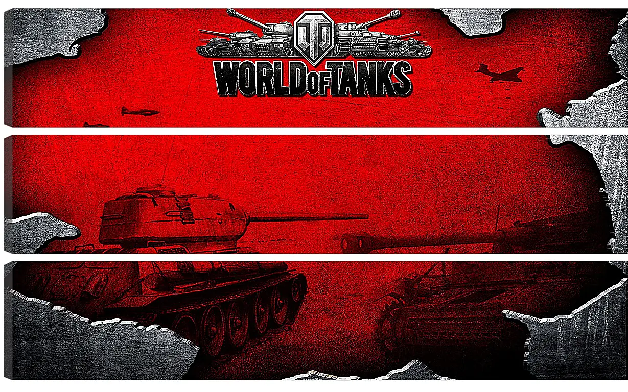 Модульная картина - World Of Tanks