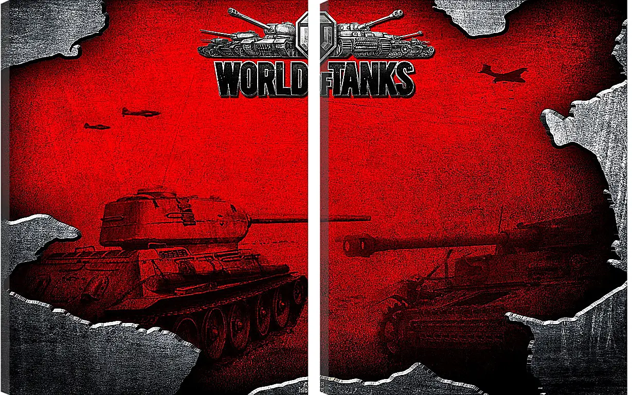 Модульная картина - World Of Tanks